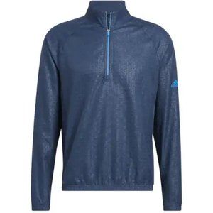 adidas Men's Debossed Quarter-Zip Pullover Medium and Large NEW!! MSRP $75.00
